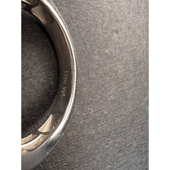 NEW Malachite two toned ring in sterling silver size 7 - Picture 5 of 16